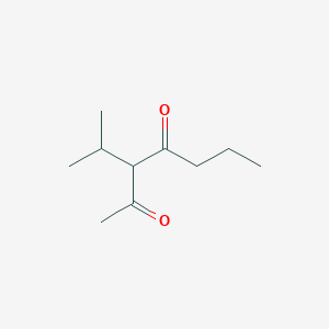 3-(Propan-2-yl)heptane-2,4-dione