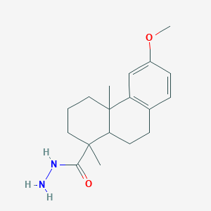 6-Methoxy-1,4a-dimethyl-2,3,4,9,10,10a-hexahydrophenanthrene-1-carbohydrazide