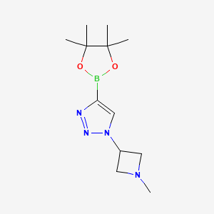 1-(1-Methylazetidin-3-yl)-4-(4,4,5,5-tetramethyl-1,3,2-dioxaborolan-2-yl)triazole