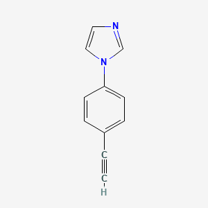 1-(4-Ethynylphenyl)-1H-imidazole