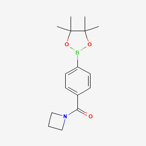 Azetidin-1-yl(4-(4,4,5,5-tetramethyl-1,3,2-dioxaborolan-2-yl)phenyl)methanone