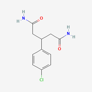 3-(4-Chlorophenyl)pentanediamide