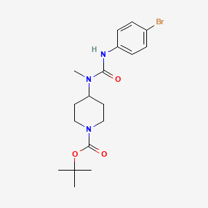 1,1-Dimethylethyl 4-[[[(4-bromophenyl)amino]carbonyl]methylamino]-1-piperidinecarboxylate