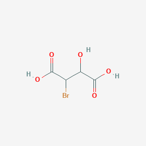 molecular formula C4H5BrO5 B13986743 2-Bromo-3-hydroxybutanedioic acid CAS No. 19071-26-2