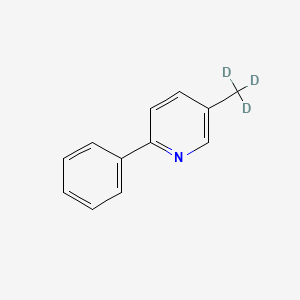 molecular formula C12H11N B13986748 5-(Methyl-d3)-2-phenylpyridine 