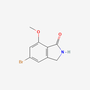 molecular formula C9H8BrNO2 B13986797 5-Bromo-7-methoxyisoindolin-1-one 