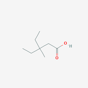 molecular formula C8H16O2 B13986805 3-Ethyl-3-methylpentanoic acid CAS No. 14352-60-4