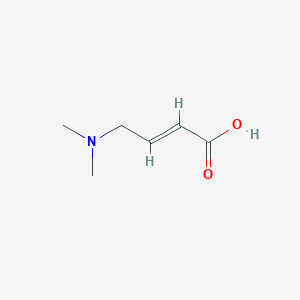 molecular formula C6H11NO2 B139869 (E)-4-(dimethylamino)but-2-enoic acid CAS No. 149586-32-3