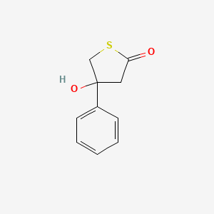 molecular formula C10H10O2S B13986901 4-Hydroxy-4-phenylthiolan-2-one CAS No. 71023-04-6