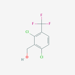 molecular formula C8H5Cl2F3O B1398691 2,6-Dichloro-3-(trifluoromethyl)benzyl alcohol CAS No. 1092461-04-5