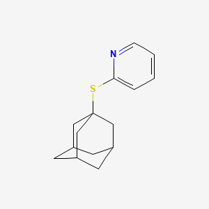 2-(1-Adamantylsulfanyl)pyridine