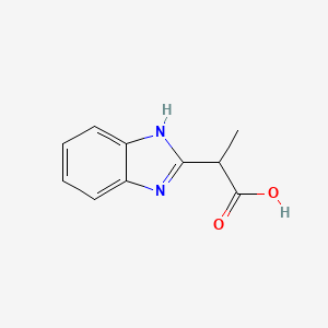 molecular formula C10H10N2O2 B13986919 Benzimidazolylpropionic acid 