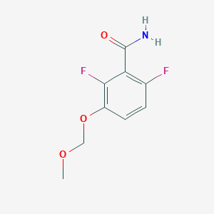 B1398692 2,6-Difluoro-3-(methoxymethoxy)benzamide CAS No. 1384476-82-7