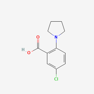 5-Chloro-2-pyrrolidin-1-ylbenzoic acid