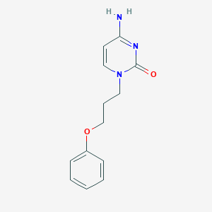 4-Amino-1-(3-phenoxypropyl)pyrimidin-2-one