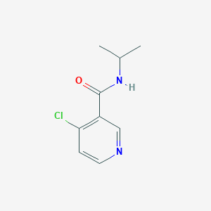 molecular formula C9H11ClN2O B13986967 4-Chloro-N-(propan-2-yl)pyridine-3-carboxamide CAS No. 62458-81-5