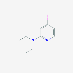 molecular formula C9H13IN2 B1398697 N,N-diethyl-4-iodopyridin-2-amine CAS No. 1163707-60-5