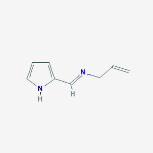 molecular formula C8H10N2 B13986970 N-prop-2-enyl-1-(1H-pyrrol-2-yl)methanimine CAS No. 40716-40-3