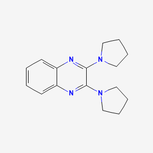 molecular formula C16H20N4 B13986997 2,3-Dipyrrolidin-1-ylquinoxaline CAS No. 93538-75-1