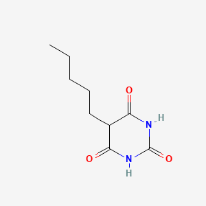 molecular formula C9H14N2O3 B13987104 5-Pentylpyrimidine-2,4,6(1h,3h,5h)-trione CAS No. 14077-80-6