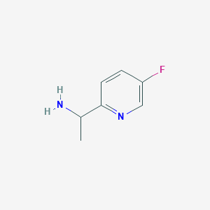 molecular formula C7H9FN2 B1398712 1-(5-氟吡啶-2-基)乙胺 CAS No. 915720-57-9