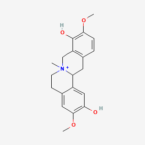 molecular formula C20H24NO4+ B13987121 (-)-Cyclanolin 