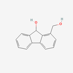 molecular formula C14H12O2 B13987134 1-(Hydroxymethyl)-9h-fluoren-9-ol CAS No. 7145-70-2