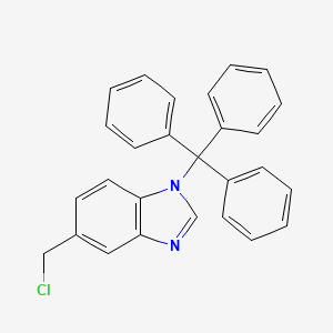 5-(Chloromethyl)-1-(triphenylmethyl)-1H-benzimidazole