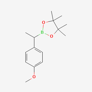 2-(1-(4-Methoxyphenyl)ethyl)-4,4,5,5-tetramethyl-1,3,2-dioxaborolane