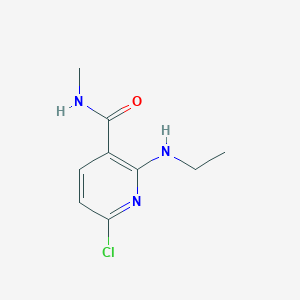 6-Chloro-2-ethylamino-N-methylnicotinamide