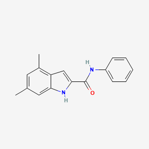 4,6-dimethyl-N-phenyl-1H-indole-2-carboxamide