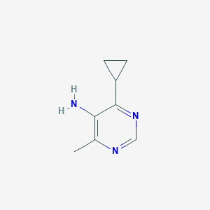 4-Cyclopropyl-6-methyl-5-pyrimidinamine