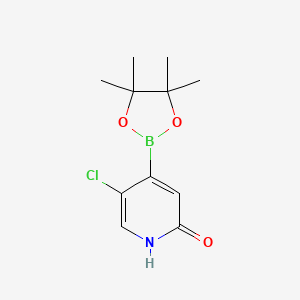 5-chloro-4-(4,4,5,5-tetramethyl-1,3,2-dioxaborolan-2-yl)pyridin-2(1H)-one