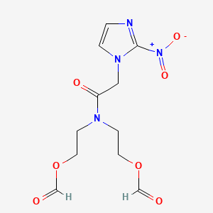 2-[2-Formyloxyethyl-[2-(2-nitroimidazol-1-yl)acetyl]amino]ethyl formate