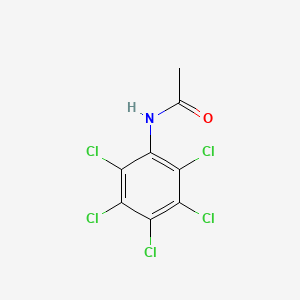 N-(Pentachlorophenyl)ethanimidic acid