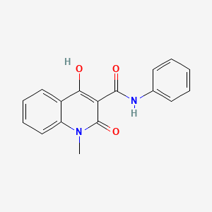 4-hydroxy-1-methyl-2-oxo-N-phenyl-1,2-dihydroquinoline-3-carboxamide