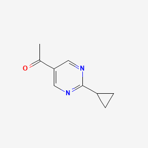 1-(2-Cyclopropylpyrimidin-5-yl)ethanone