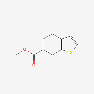 molecular formula C10H12O2S B13987292 Methyl 4,5,6,7-tetrahydrobenzo[b]thiophene-6-carboxylate 