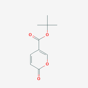 molecular formula C10H12O4 B13987386 Tert-butyl 2-oxo-2H-pyran-5-carboxylate CAS No. 397864-13-0