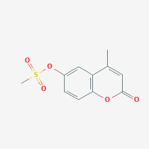 4-Methyl-2-oxo-2H-1-benzopyran-6-yl methanesulfonate