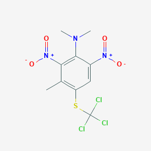 N,N,3-Trimethyl-2,6-dinitro-4-[(trichloromethyl)sulfanyl]aniline