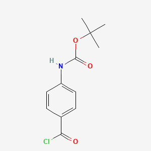 (4-Chlorocarbonyl-phenyl)-carbamic acid tert-butyl ester