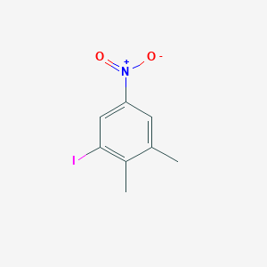 molecular formula C8H8INO2 B13987465 1,2-Dimethyl-3-iodo-5-nitrobenzene 