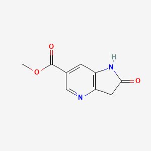 molecular formula C9H8N2O3 B1398747 methyl 2-oxo-2,3-dihydro-1H-pyrrolo[3,2-b]pyridine-6-carboxylate CAS No. 1190312-75-4