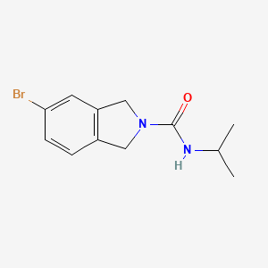 molecular formula C12H15BrN2O B13987473 5-Bromo-N-isopropylisoindoline-2-carboxamide 