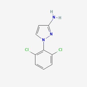 molecular formula C9H7Cl2N3 B13987594 1-(2,6-Dichlorophenyl)-1H-pyrazol-3-amine 