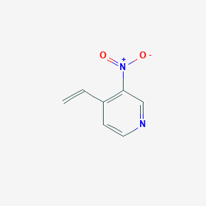 molecular formula C7H6N2O2 B1398760 4-Ethenyl-3-nitropyridine CAS No. 1112240-83-1