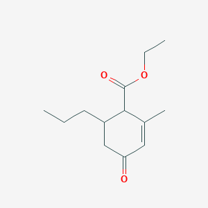 Ethyl 2-methyl-4-oxo-6-propylcyclohex-2-ene-1-carboxylate