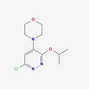 4-(6-Chloro-3-isopropoxypyridazin-4-yl)morpholine