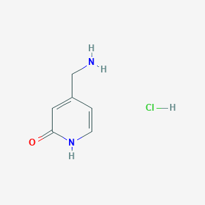 molecular formula C6H9ClN2O B1398767 4-(氨甲基)吡啶-2(1H)-酮盐酸盐 CAS No. 943751-21-1